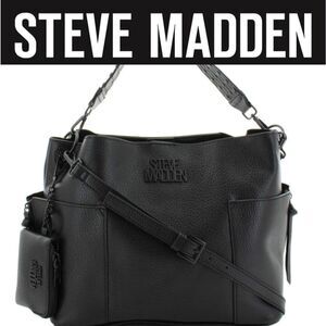 Steve Madden BKoltt Bucket Bag- Black